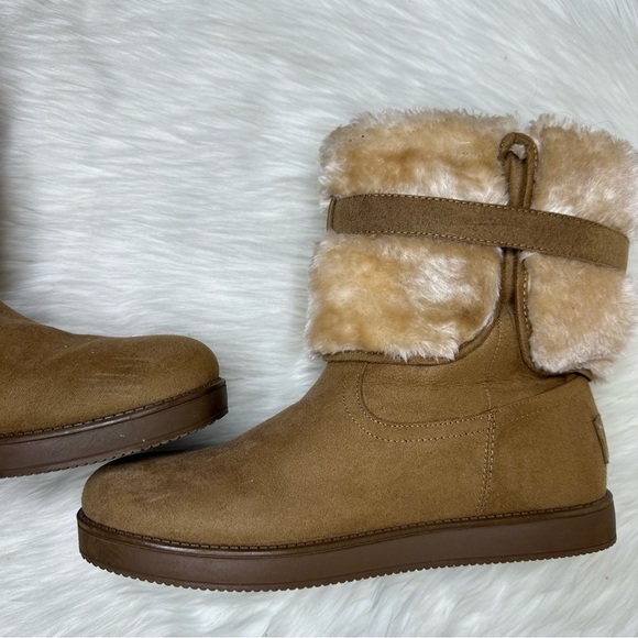 GBG Los Angeles Tan Boots Size 10 - Picture 3 of 12